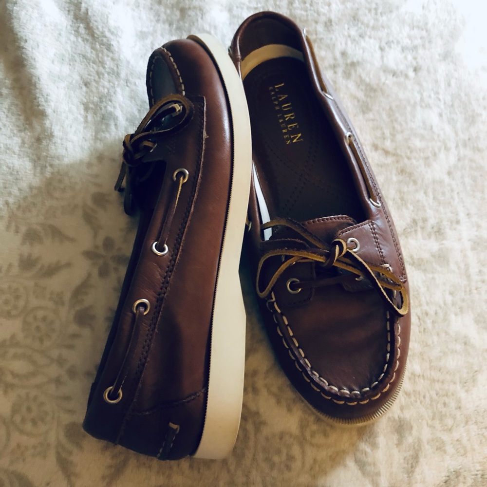 Ralph Lauren leather deck shoes